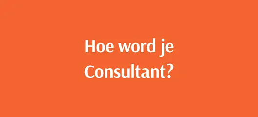 Hoe word je Consultant?