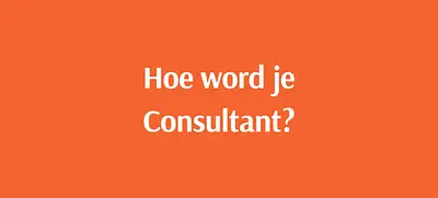 Hoe word je Consultant?